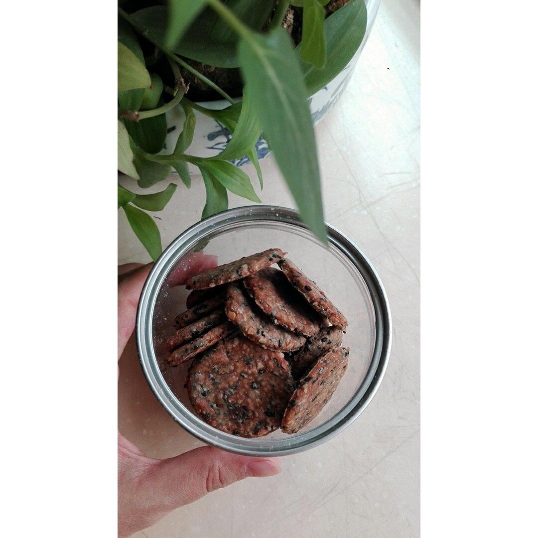 【健康零食】全麦芝麻饼干