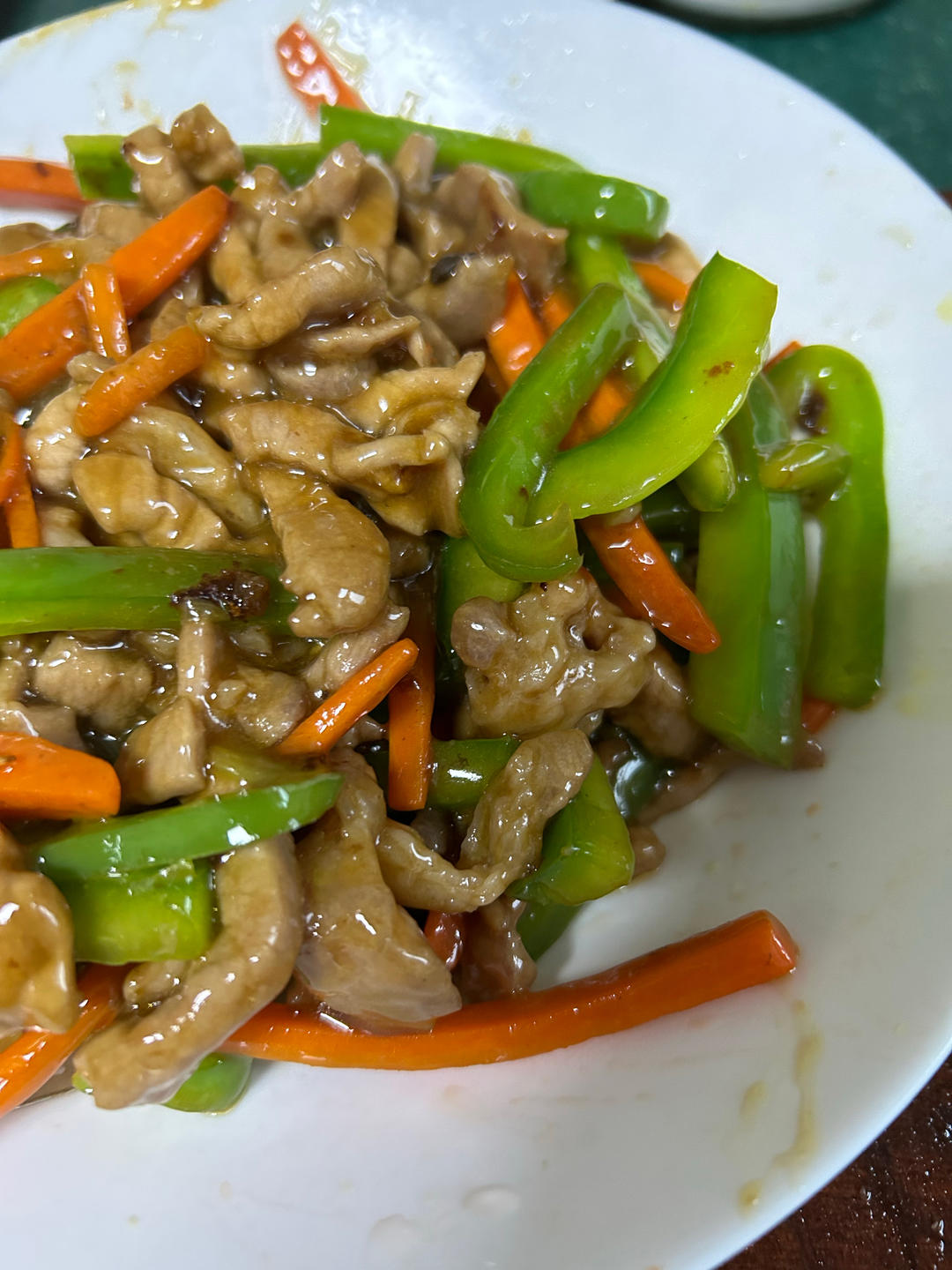 ‼️好吃到舔盘的青椒肉丝盖浇饭