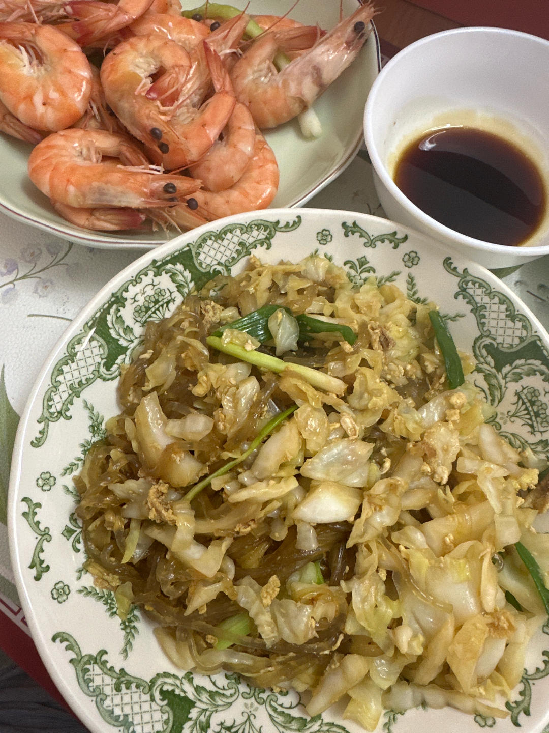 包心菜炒红薯粉丝