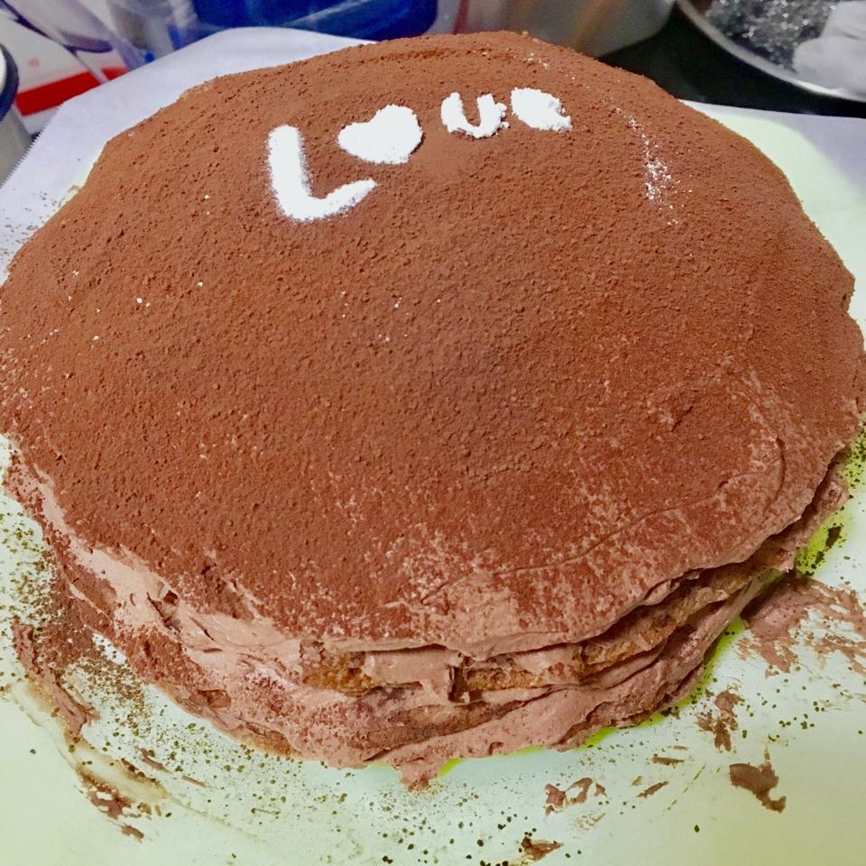 巧克力千层蛋糕