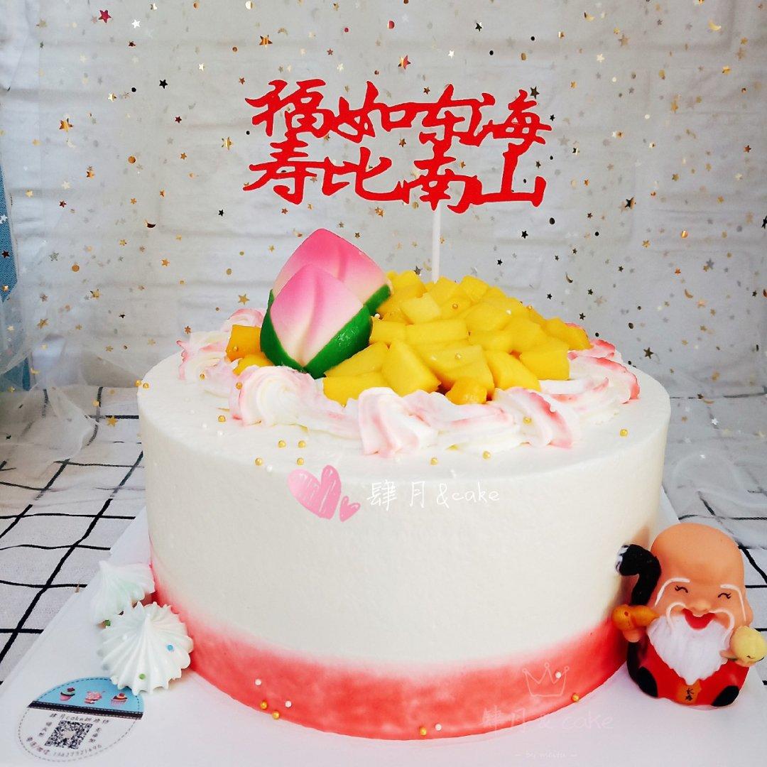 中国风祝寿蛋糕