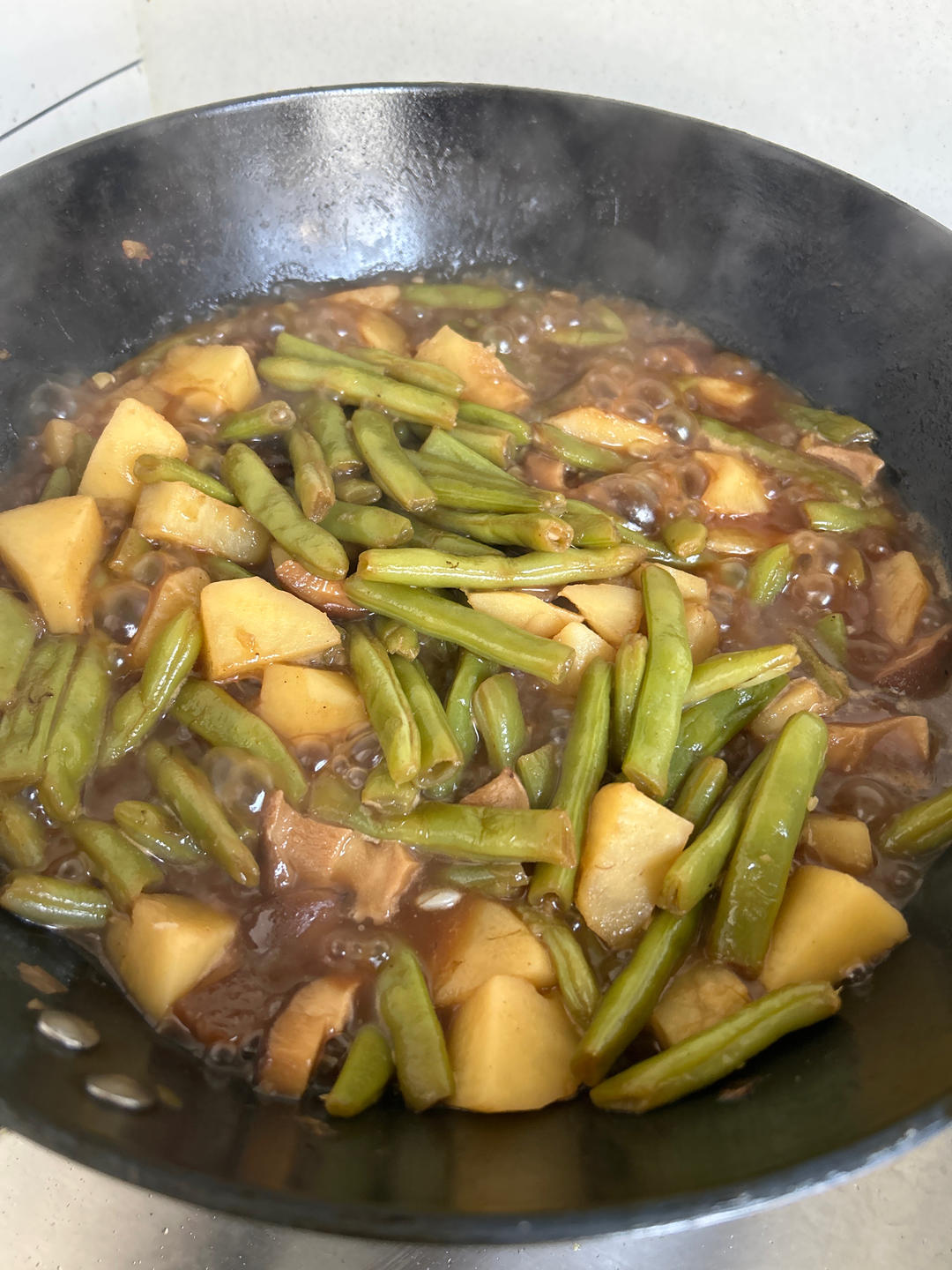 家常土豆炖豆角