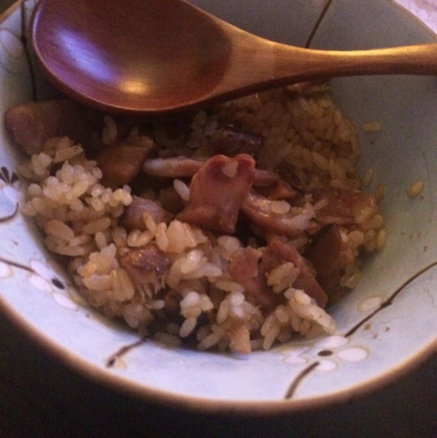 电饭锅版香菇腊肠饭