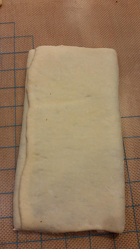 巧克力可可扭结面包 巧克力辫子面包 100%中种法 冷藏发酵法 丹麦面包的做法 步骤9