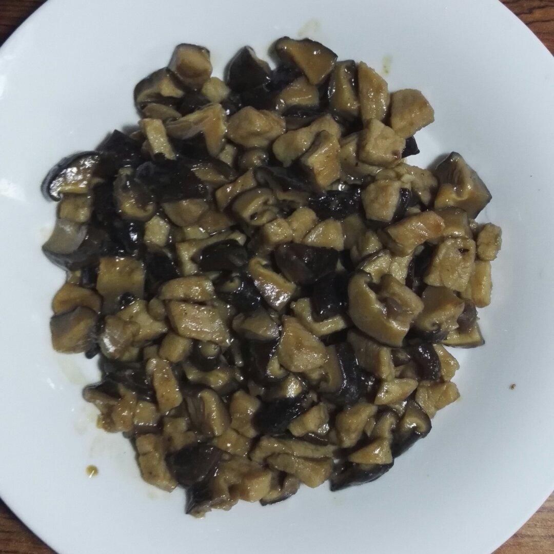 蚝油香菇丁 Shiitake mushroom in oyster sauce