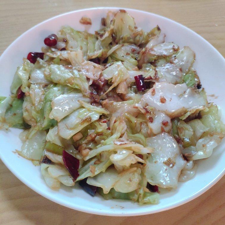 饭店版炝炒甘蓝