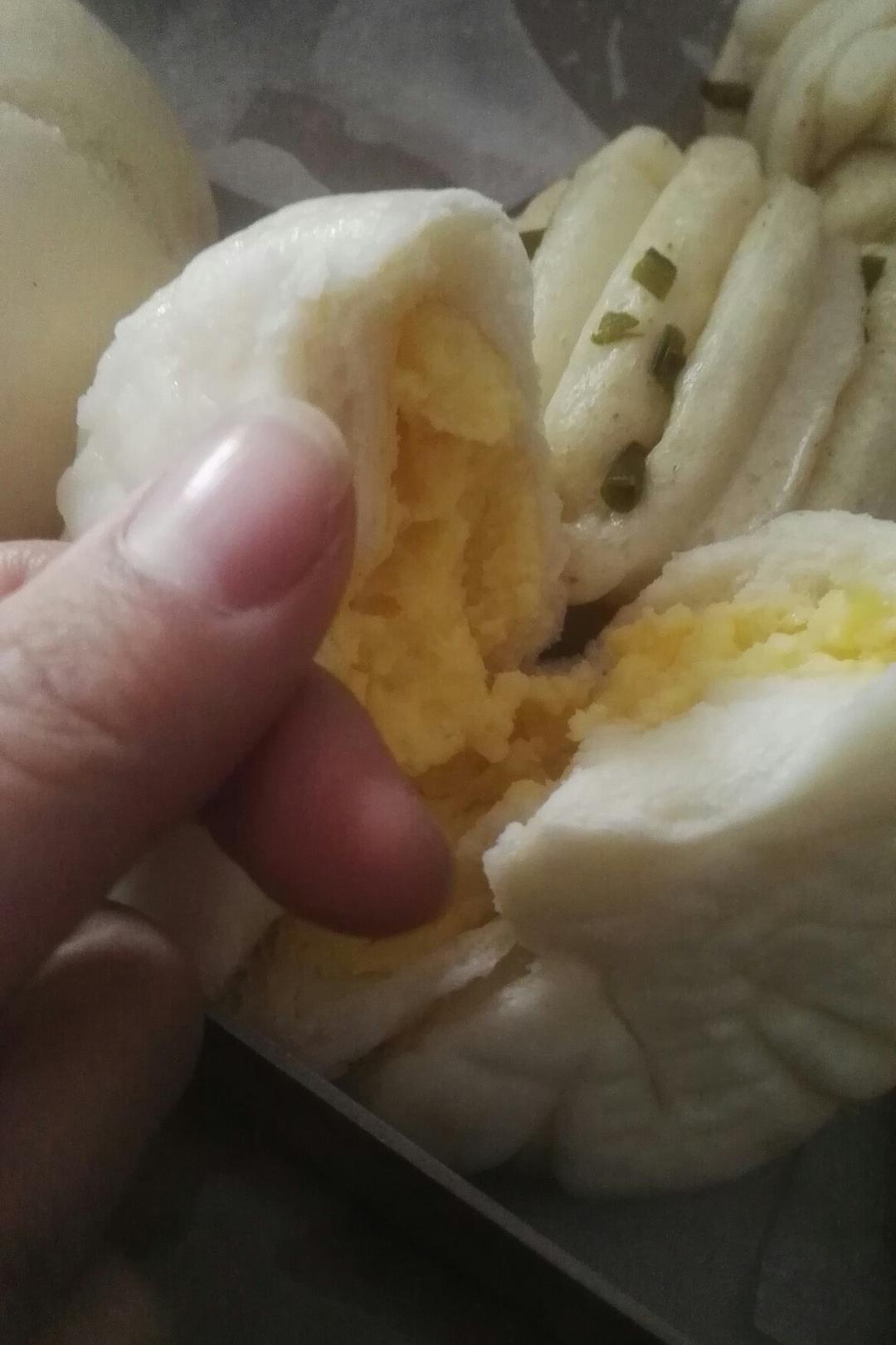 自制无油奶黄包