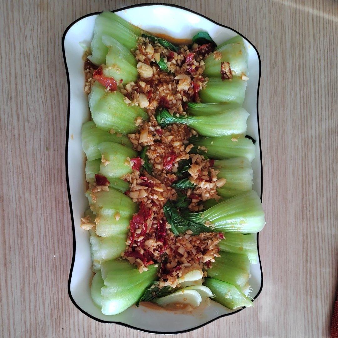 白灼油菜—年夜饭最受欢迎的素菜