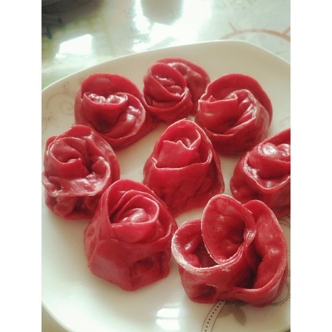 玫瑰花饺子