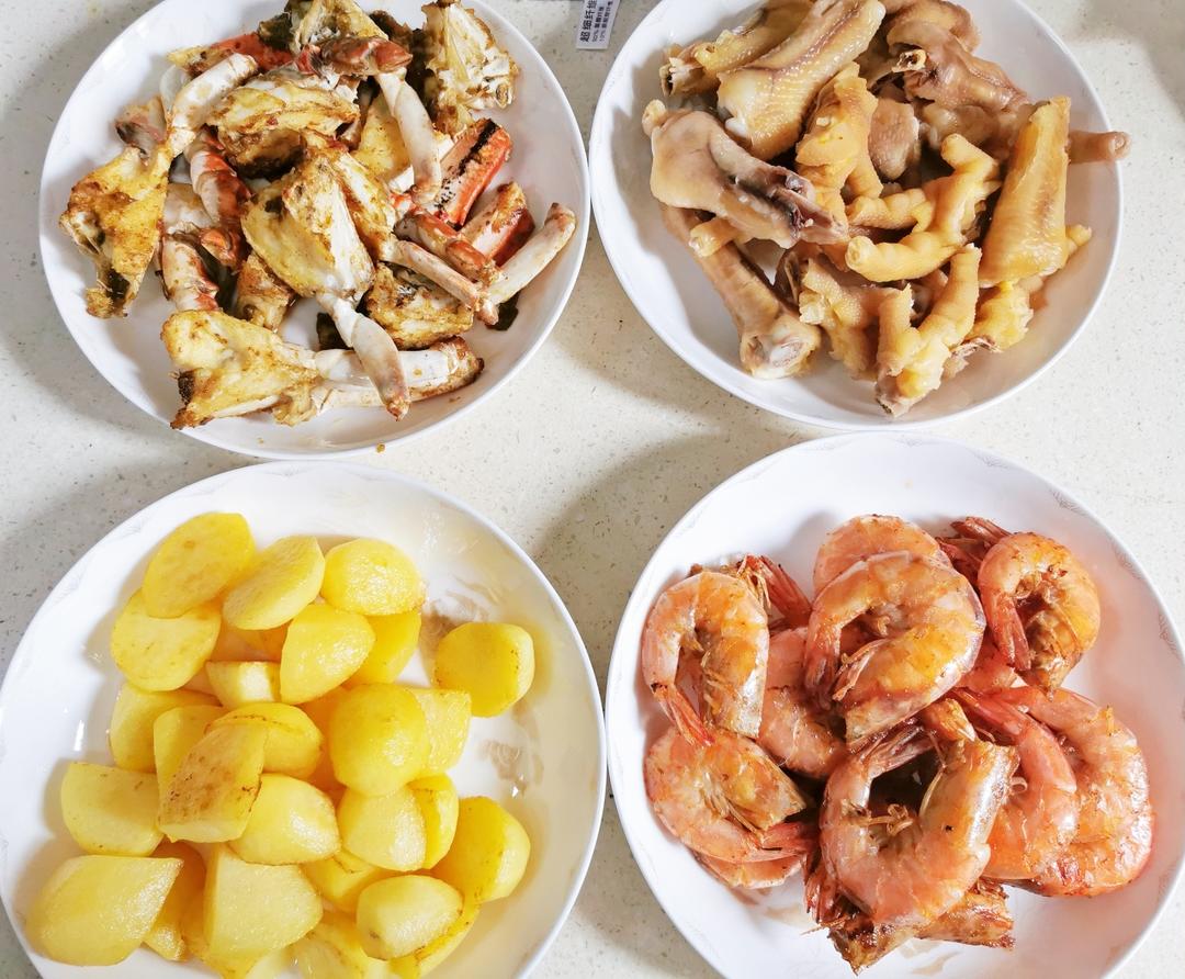 酱汁浓郁❗️❗️肉蟹煲的做法 步骤2