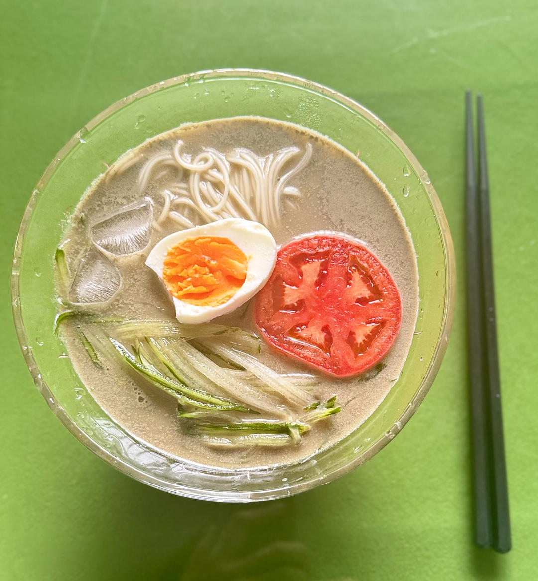 夏日限定！清凉解暑的豆浆冷面