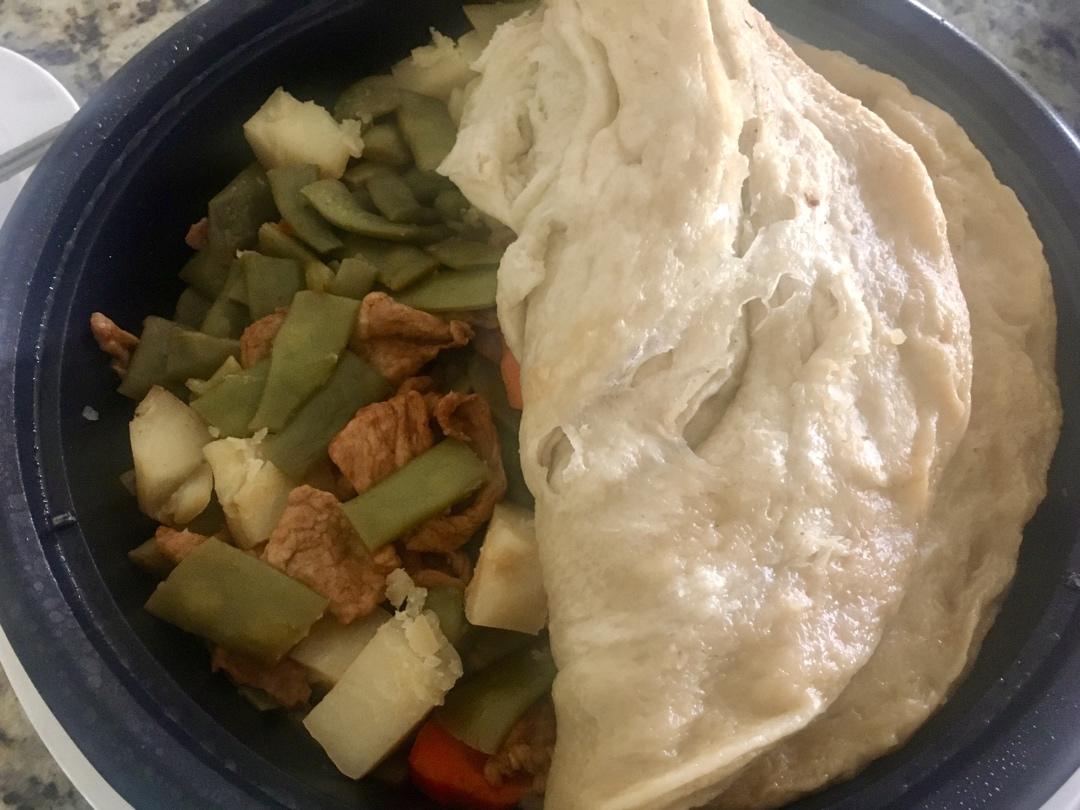 锦州特色豆角烀饼