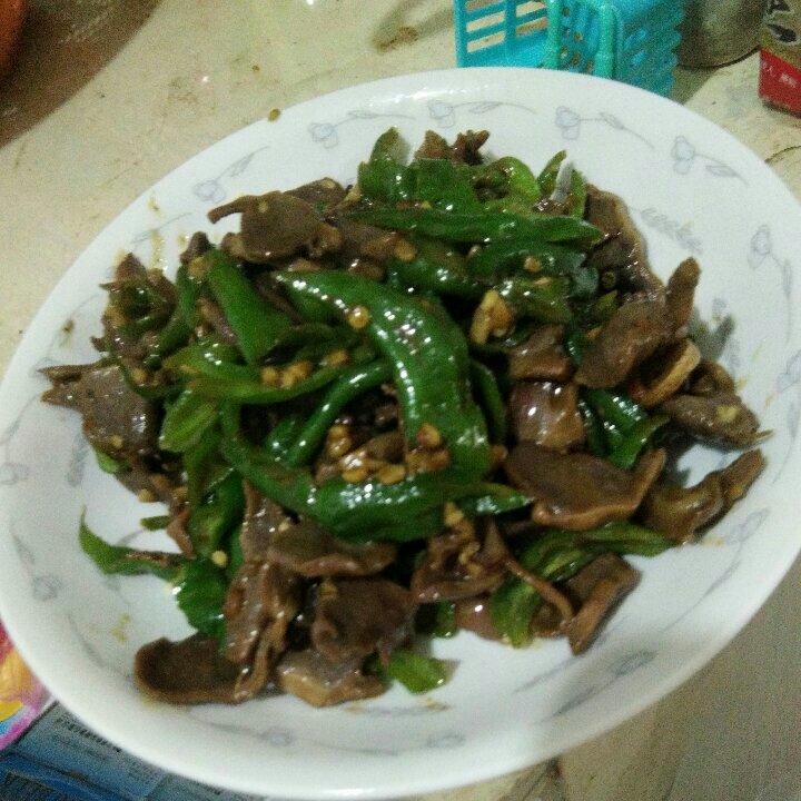 爆炒鸡胗