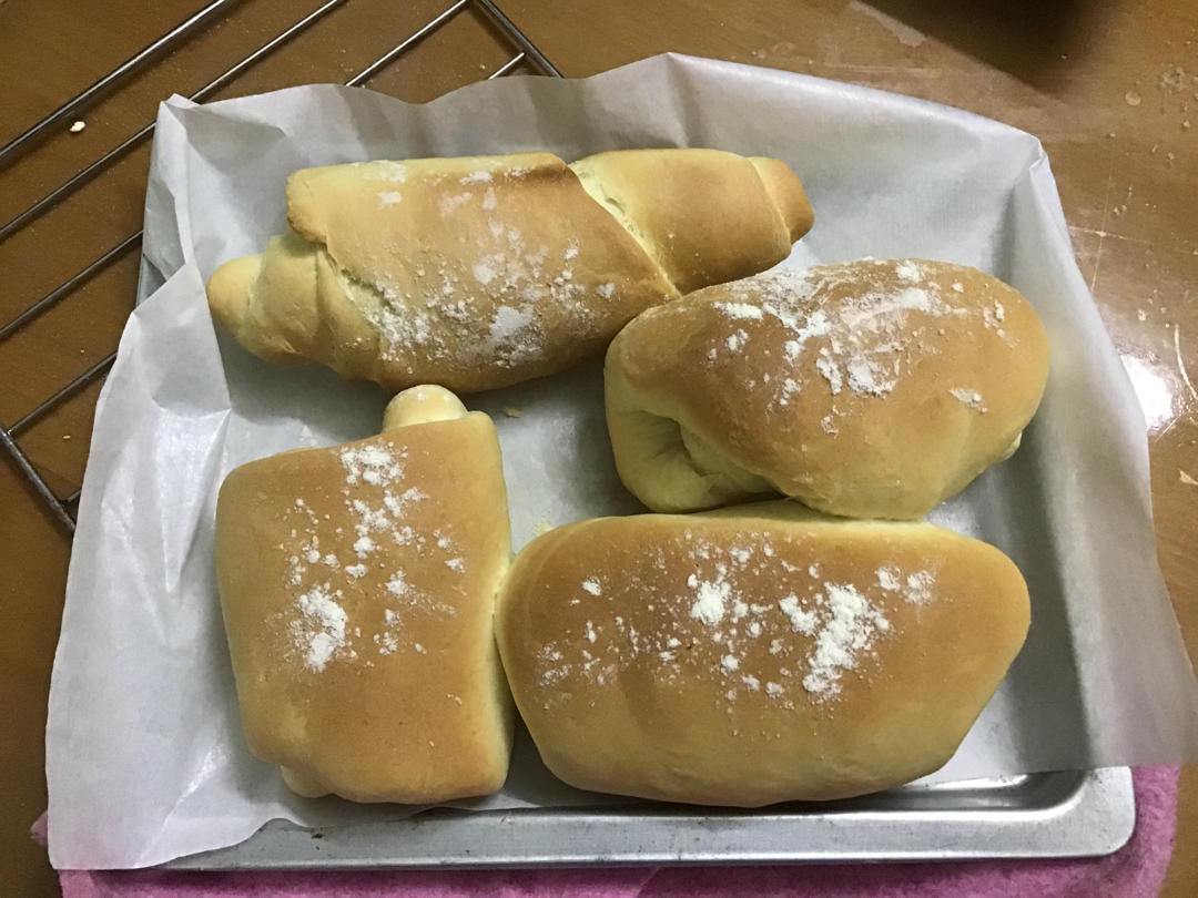 日式牛奶面包卷，松软到不行的一款