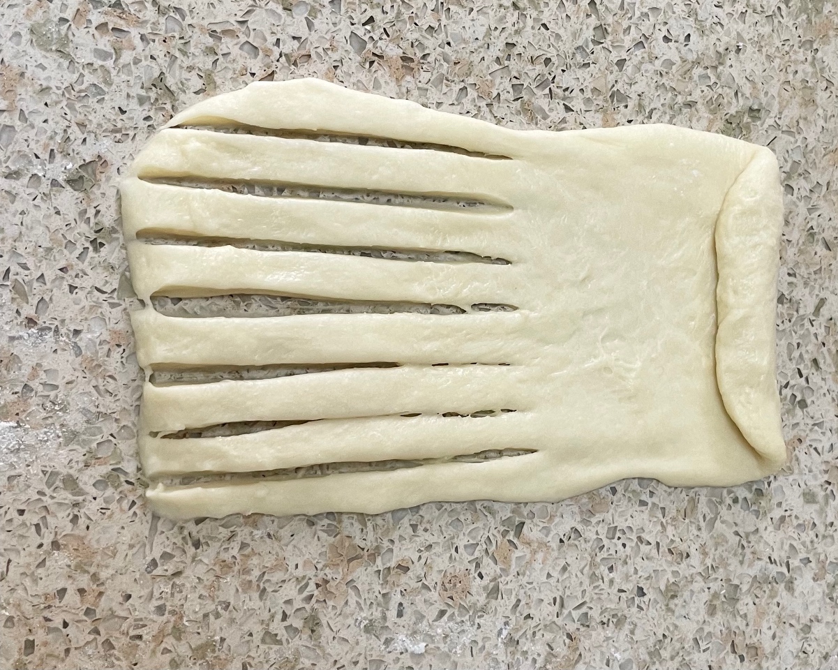 手工揉基础面包，松软拉丝（教程超详细)的做法 步骤16