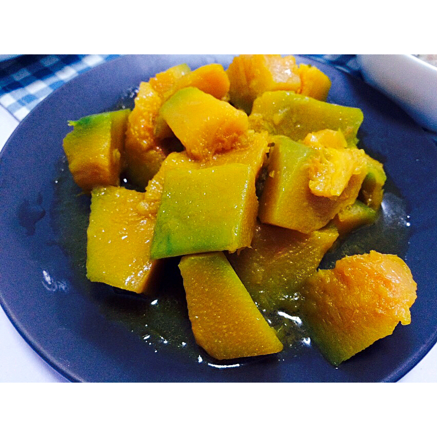 邓小夏做的日式煮南瓜