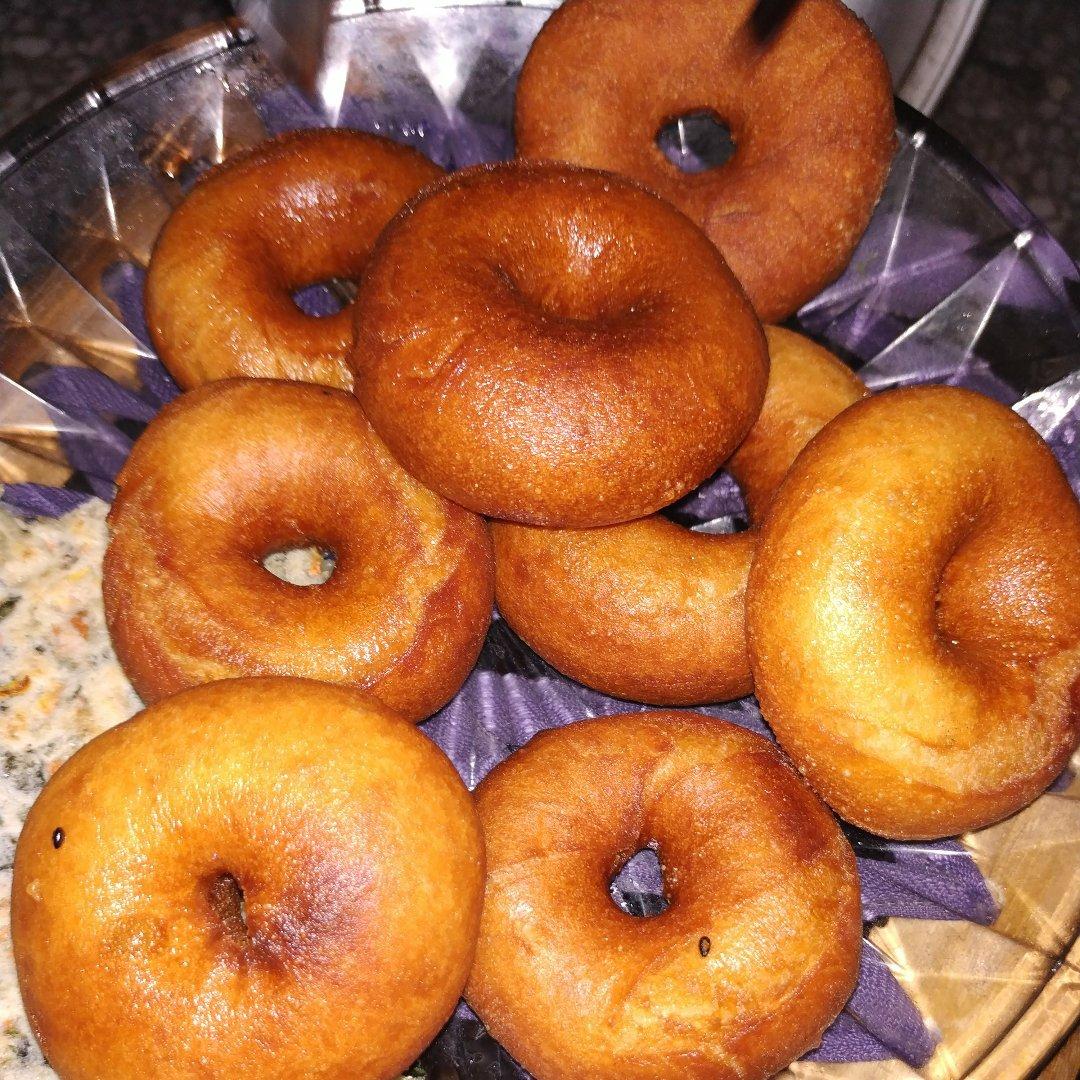 免烤箱！松软可口！一次成功的香甜甜甜圈