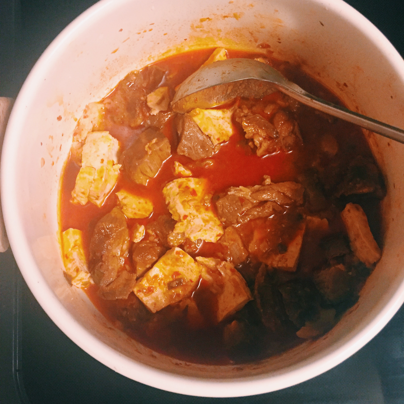 五香土豆炖肉