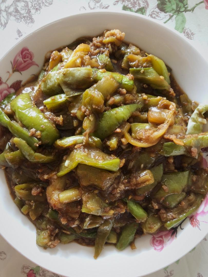 红烧肉沫茄子