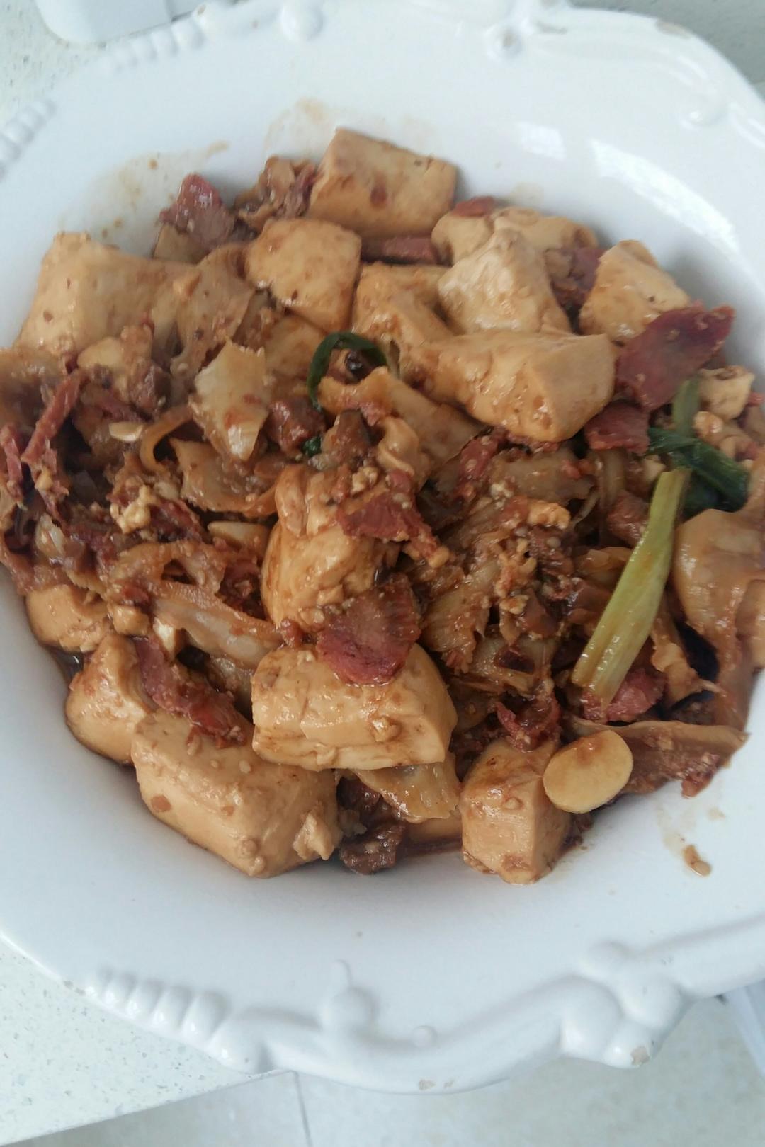 家常红烧肉末豆腐