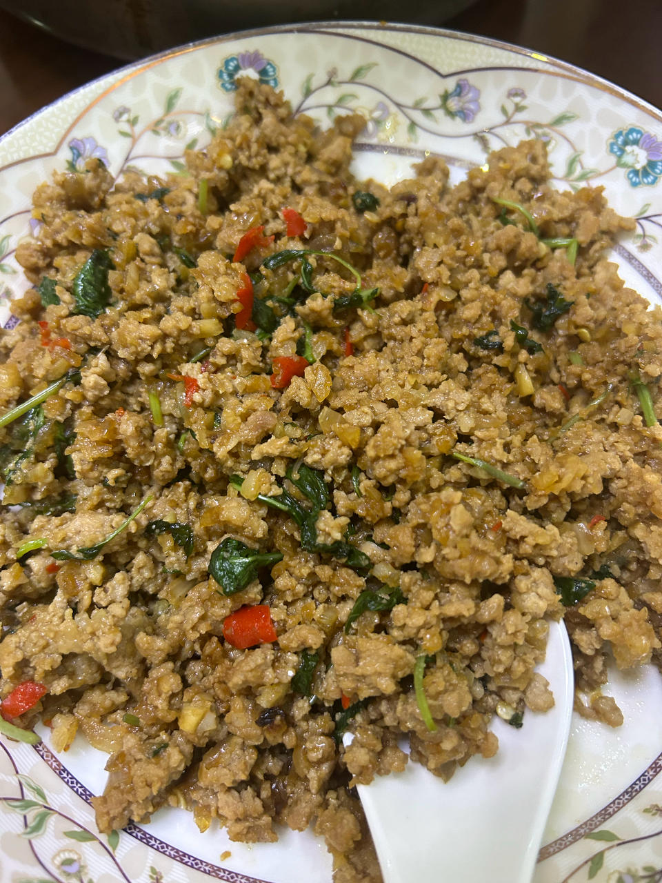 超级下饭「泰式打抛饭/打抛猪肉」