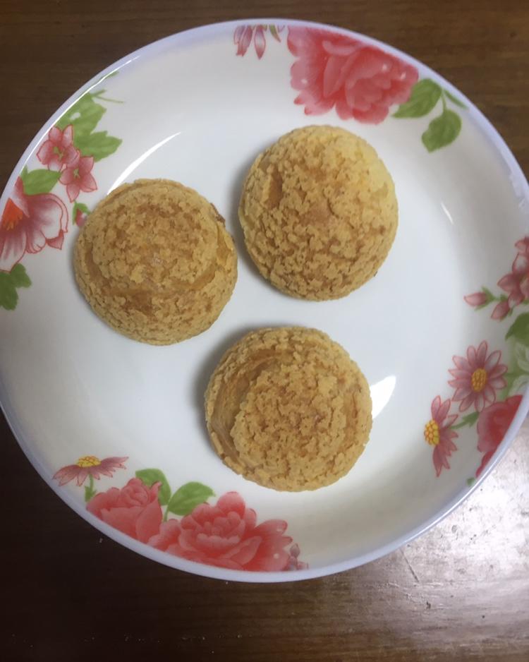 巧克力酥皮泡芙