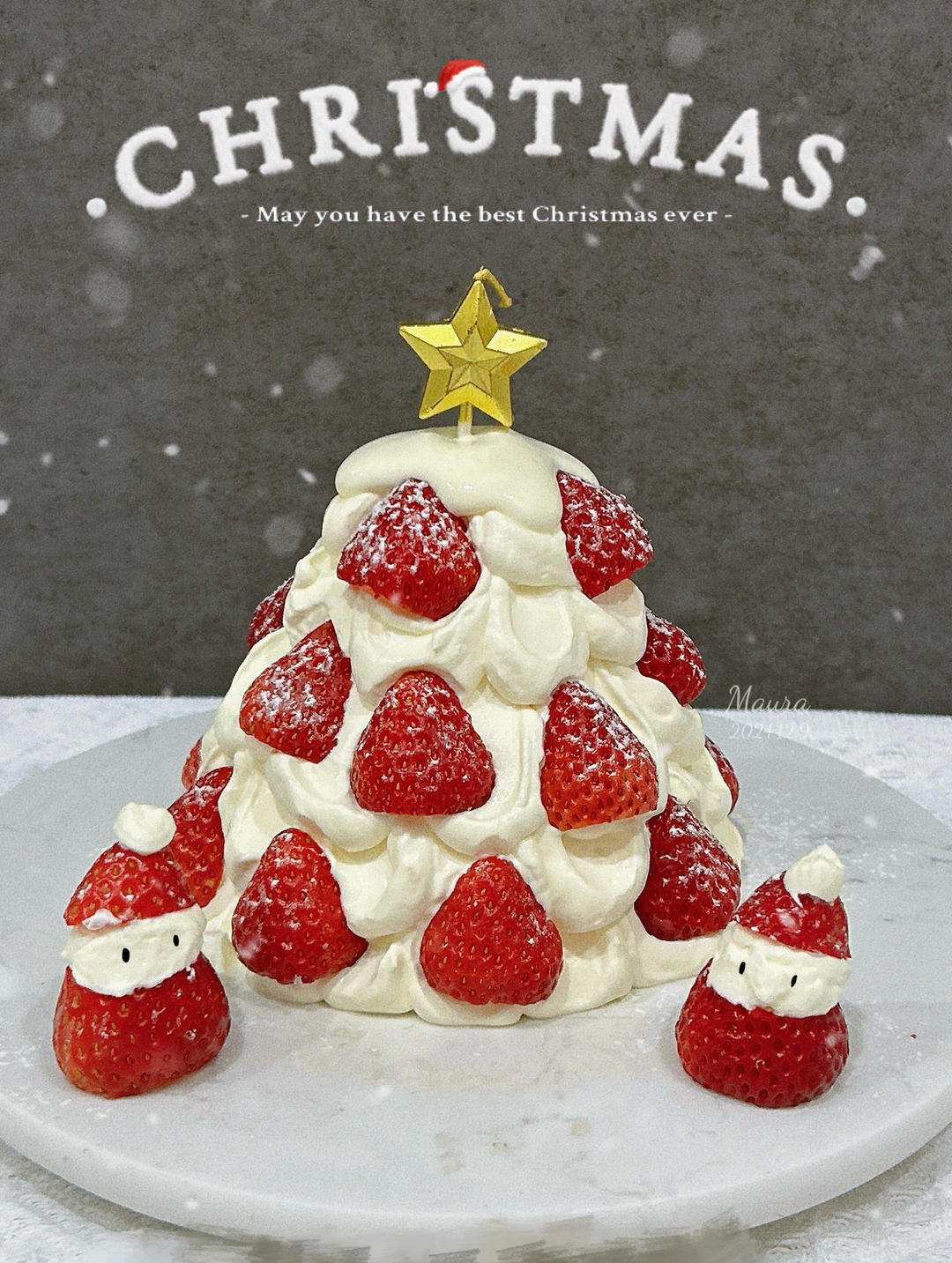 草莓🍓圣诞树🎄蛋糕🍰