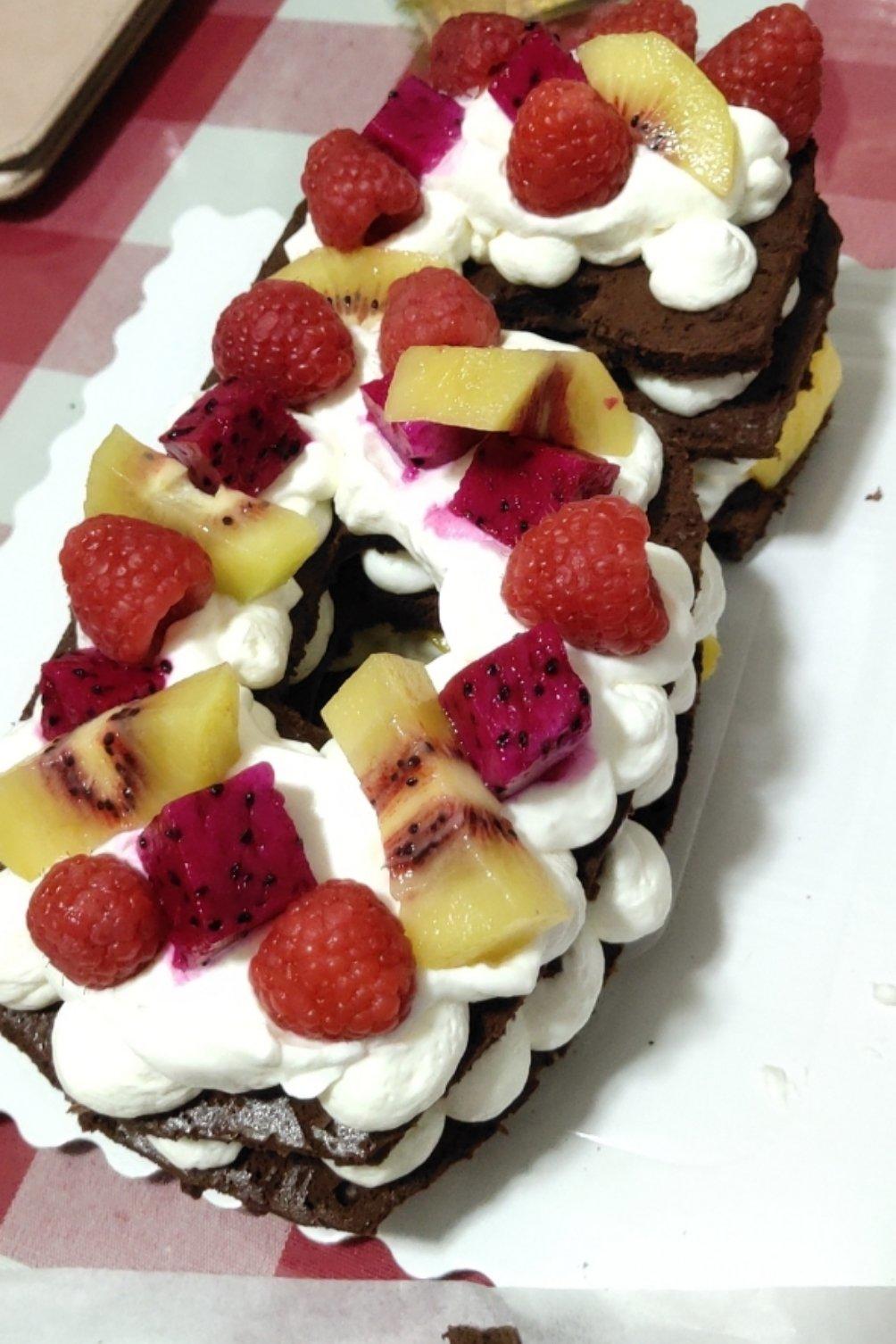 又美又作的数字蛋糕，手残小白也能做好（含视频）