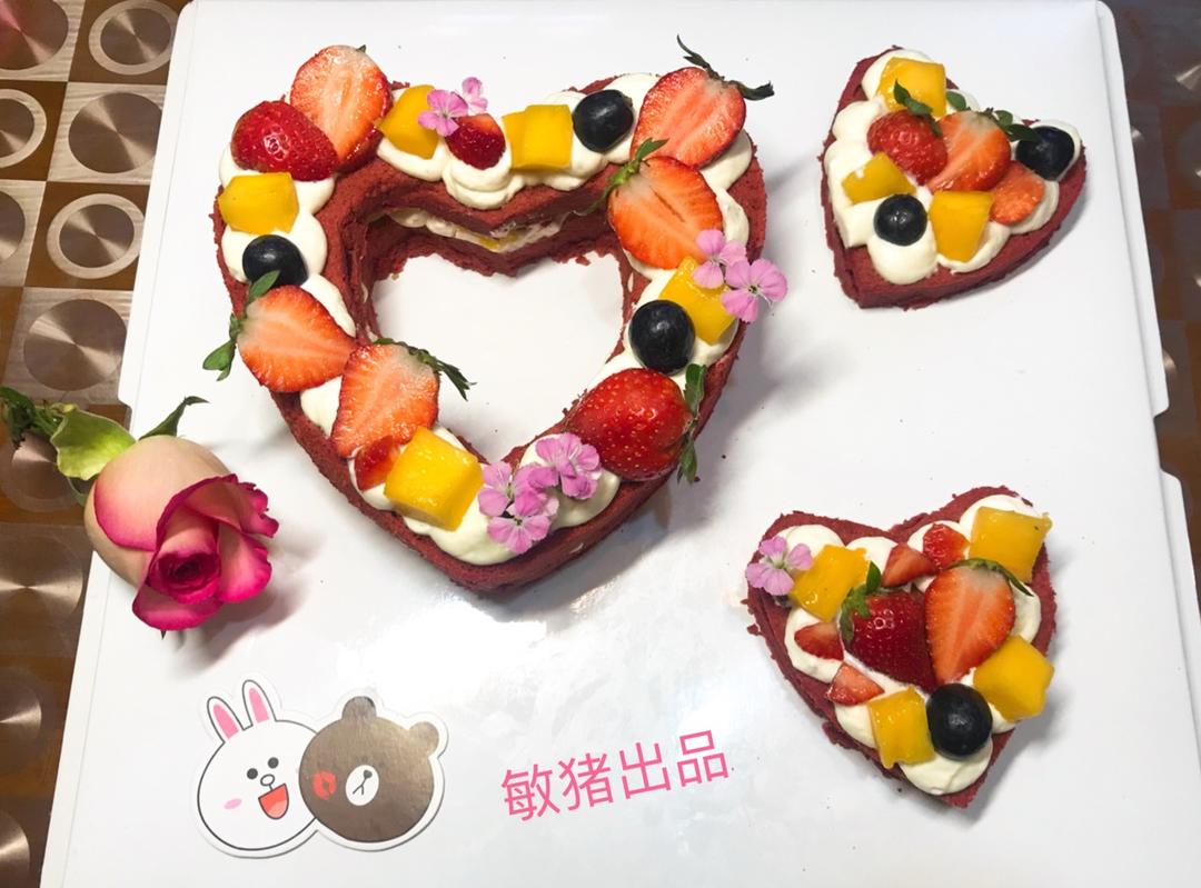 情人节蛋糕两款（520与心型）、数字蛋糕