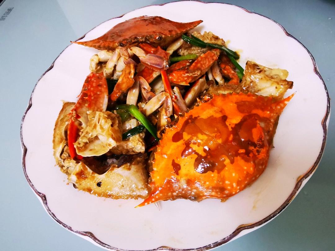 葱油梭子蟹