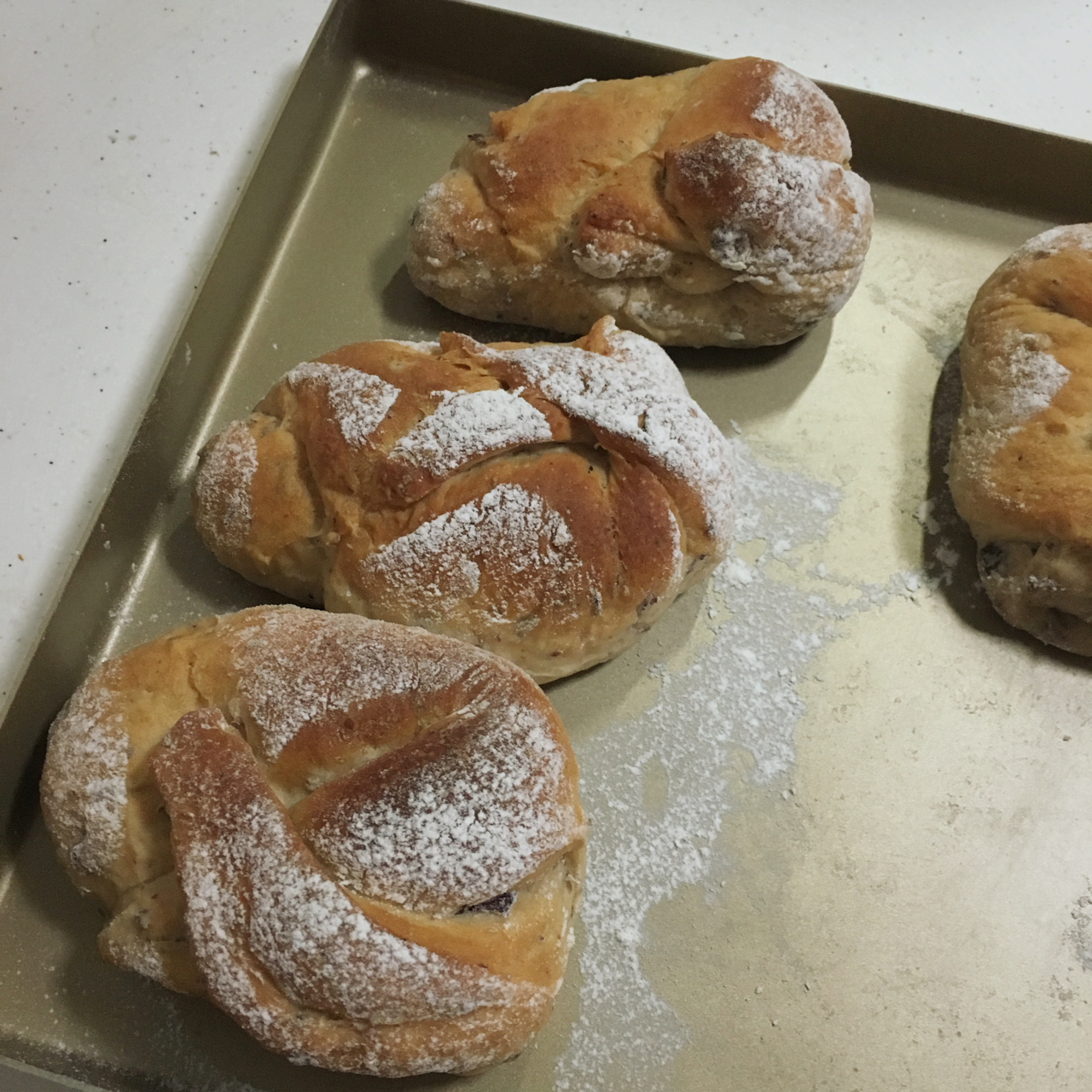 全麦牛奶蜜豆软欧