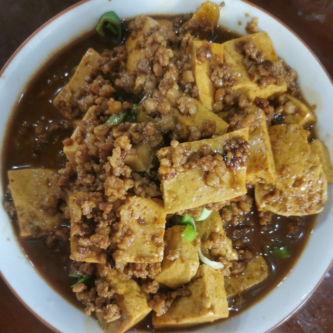 家常红烧肉末豆腐