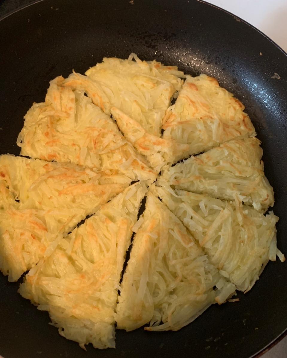 土豆丝鸡蛋饼
