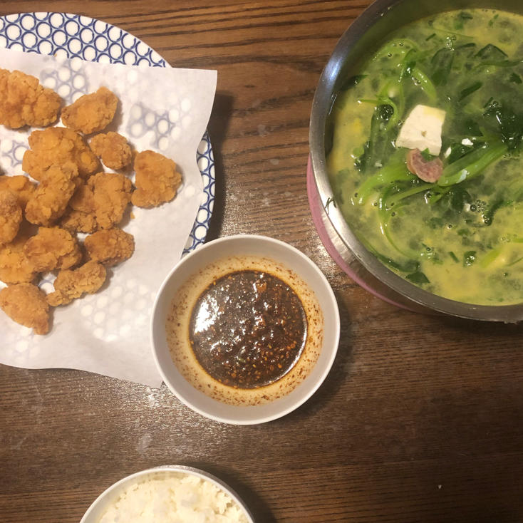 鲜掉眉毛的超快手素食上汤鸡毛菜