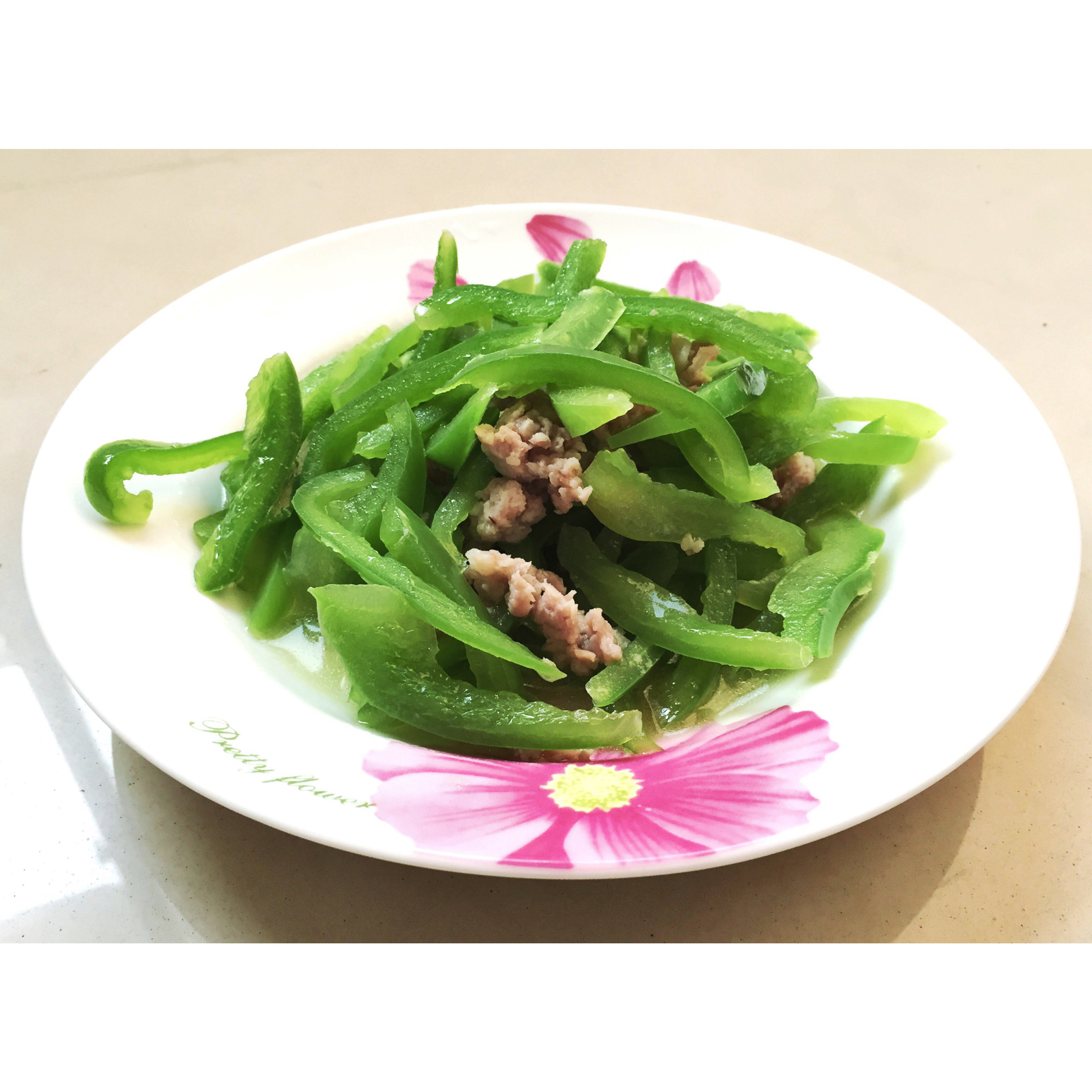 青椒炒肉丝