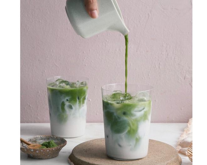 冰酿抹茶拿铁ICED MATCHA LATTE的做法