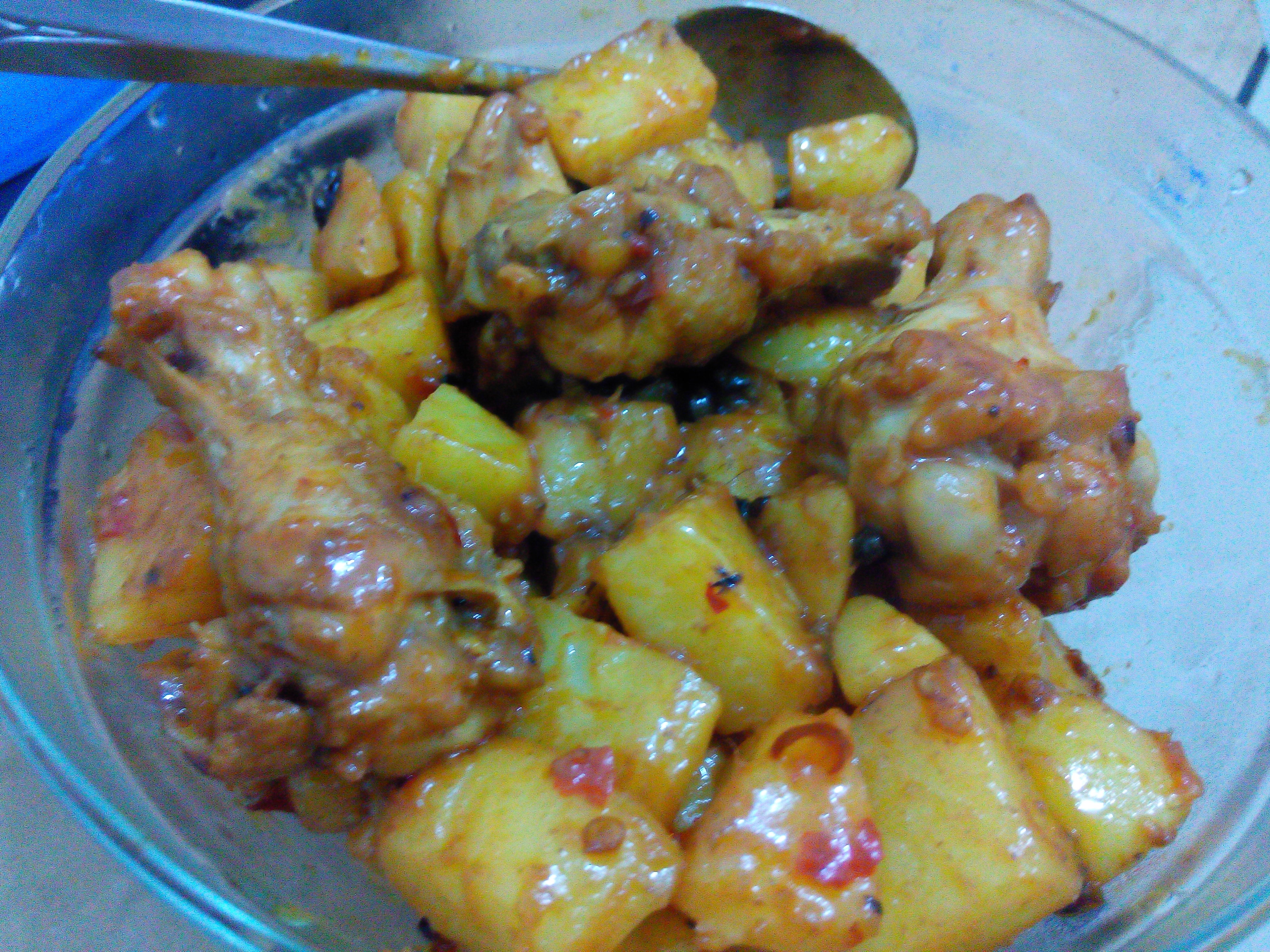 红烧土豆炖鸡腿