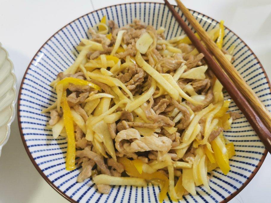 茭白炒肉丝