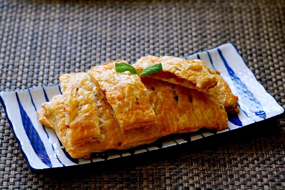 香葱飞饼火腿派的做法
