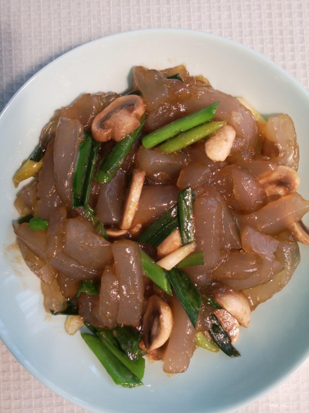 自制凉粉（红薯粉）