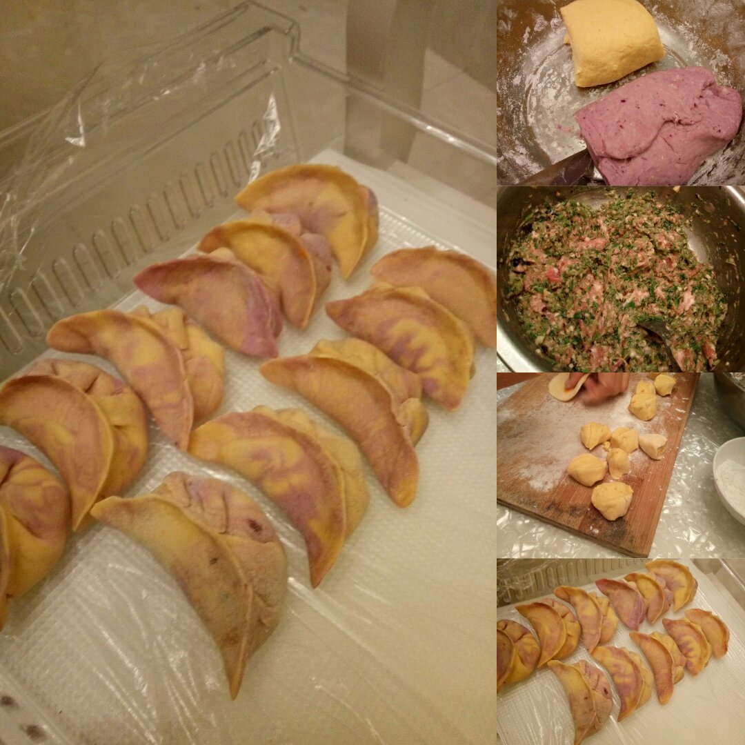 彩色水饺