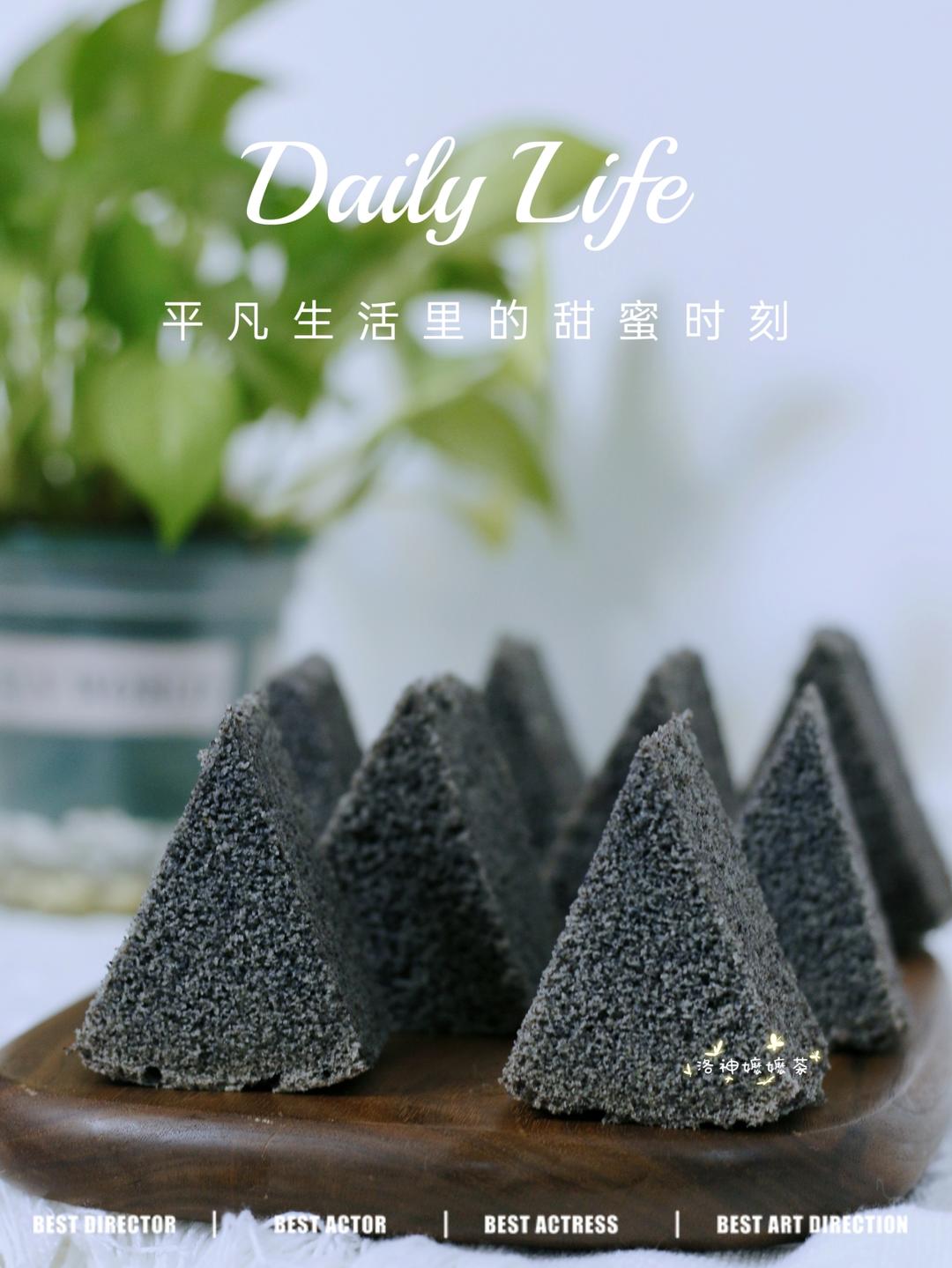 黑芝麻黑米糕