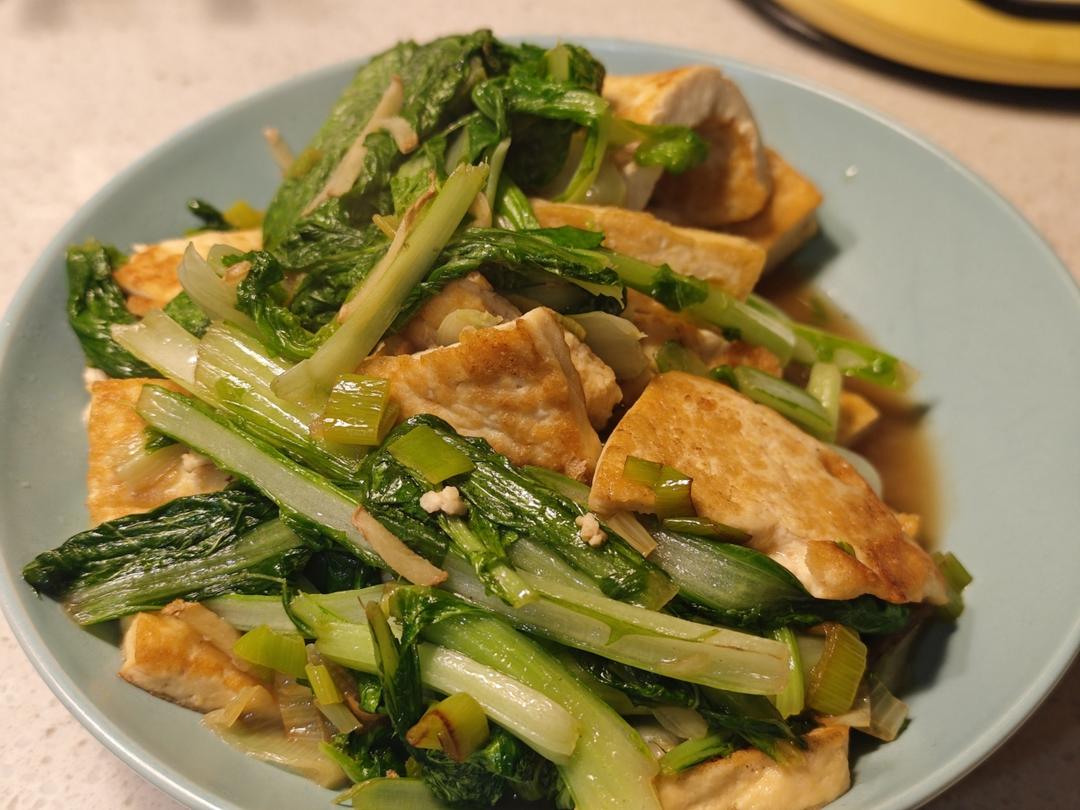 小白菜炒豆腐