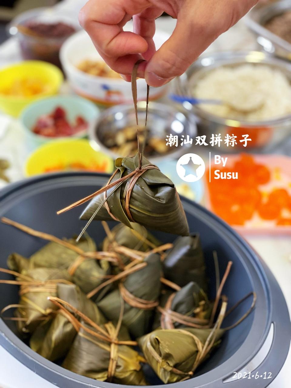 潮汕双拼粽子的做法