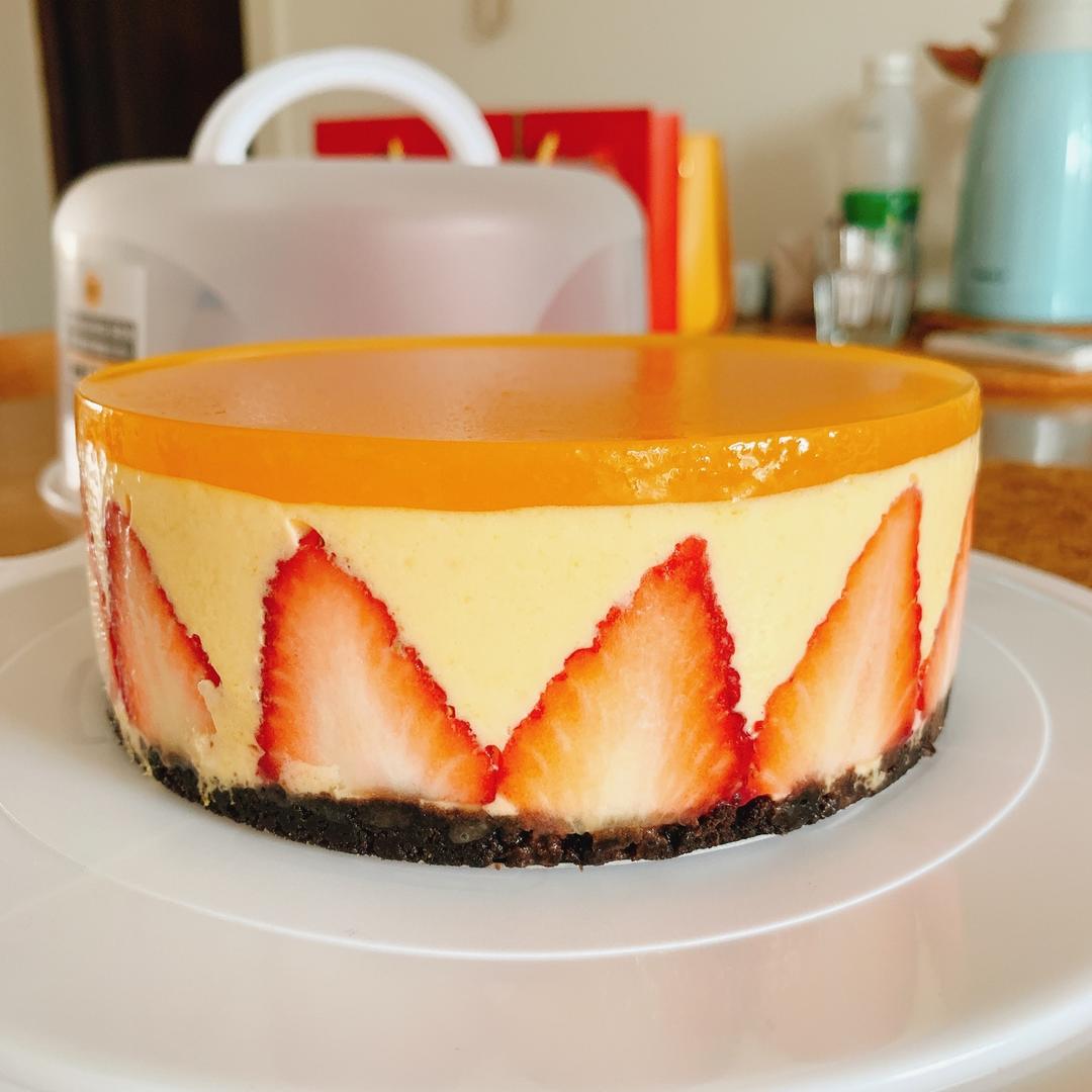 【视频】芒果慕斯（6寸） | 含镜面果胶配方