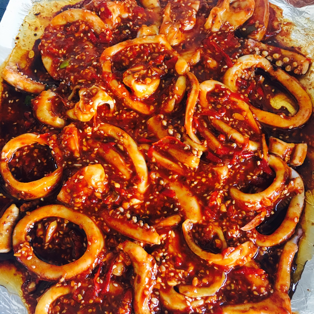 秦霖诗霖诗诗-做的酱汁烤鱿鱼