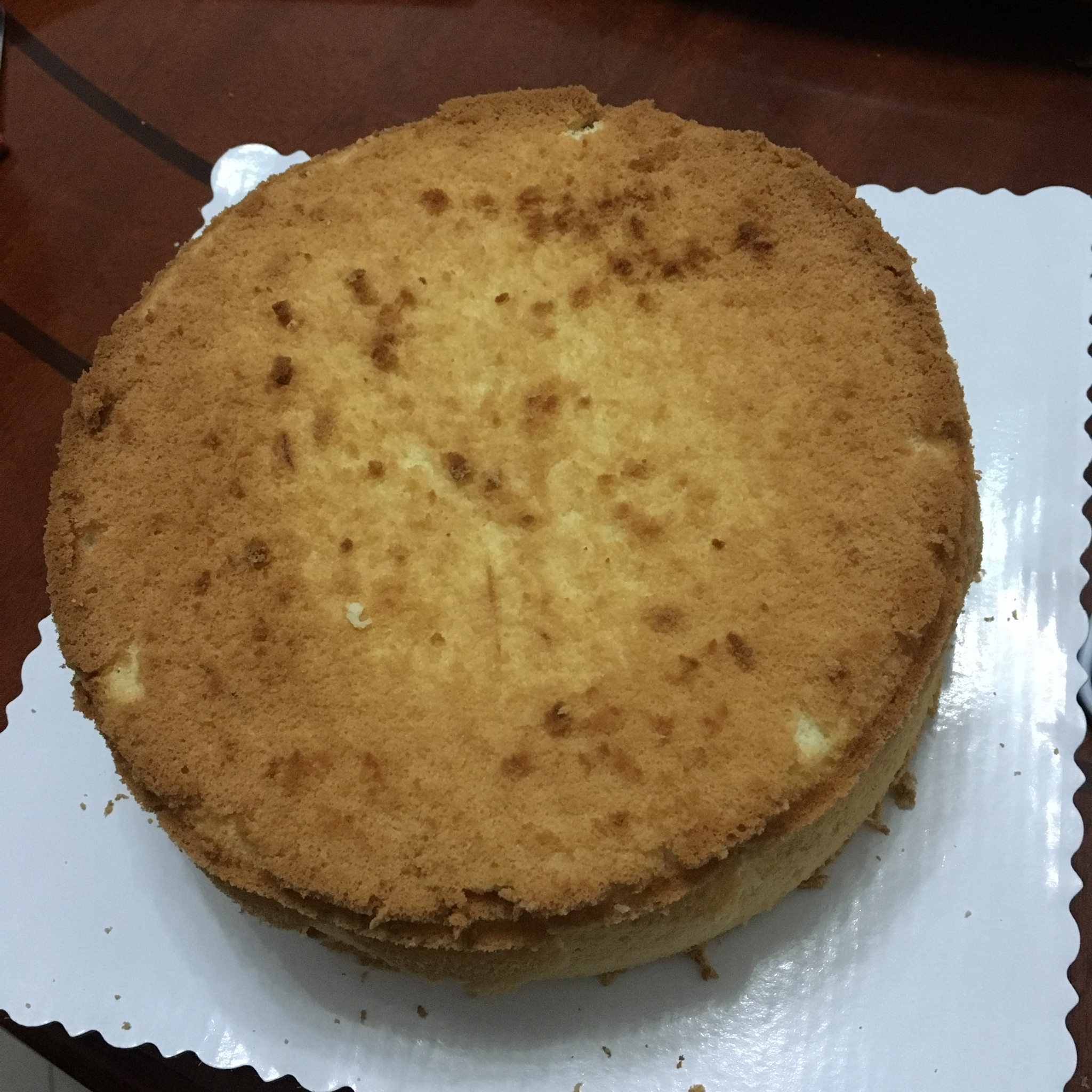 6寸原味戚风蛋糕