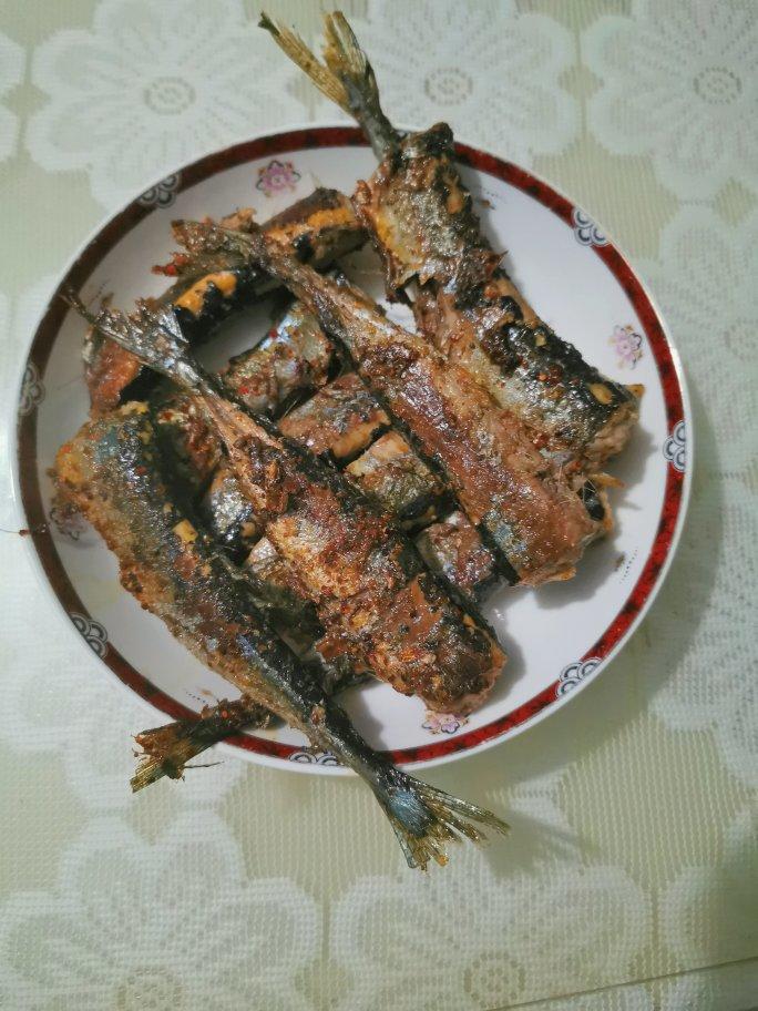 香煎秋刀鱼