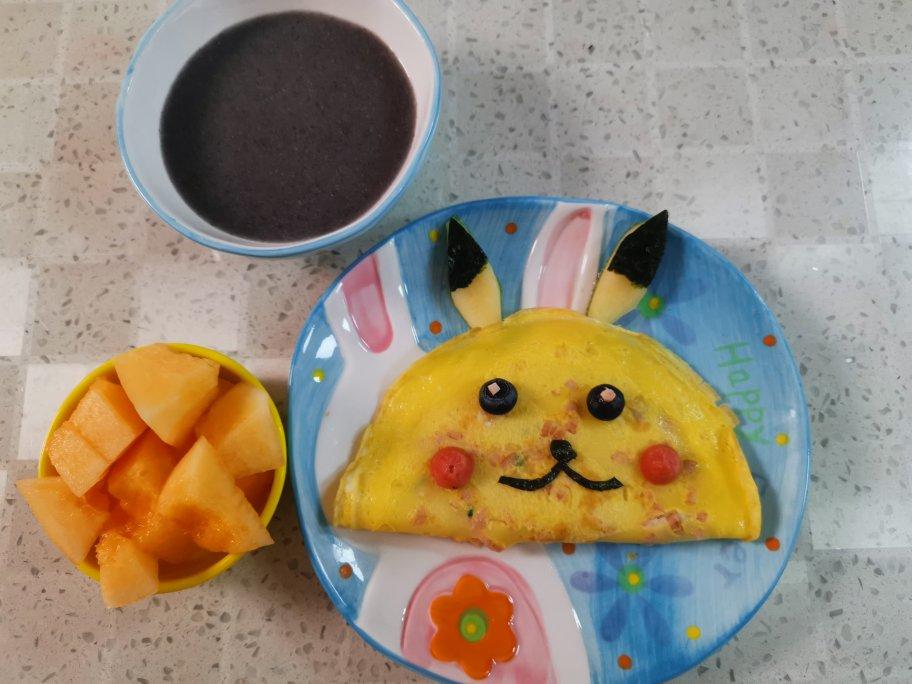 营养快手早餐，大人小孩儿都喜欢的鸡蛋饼