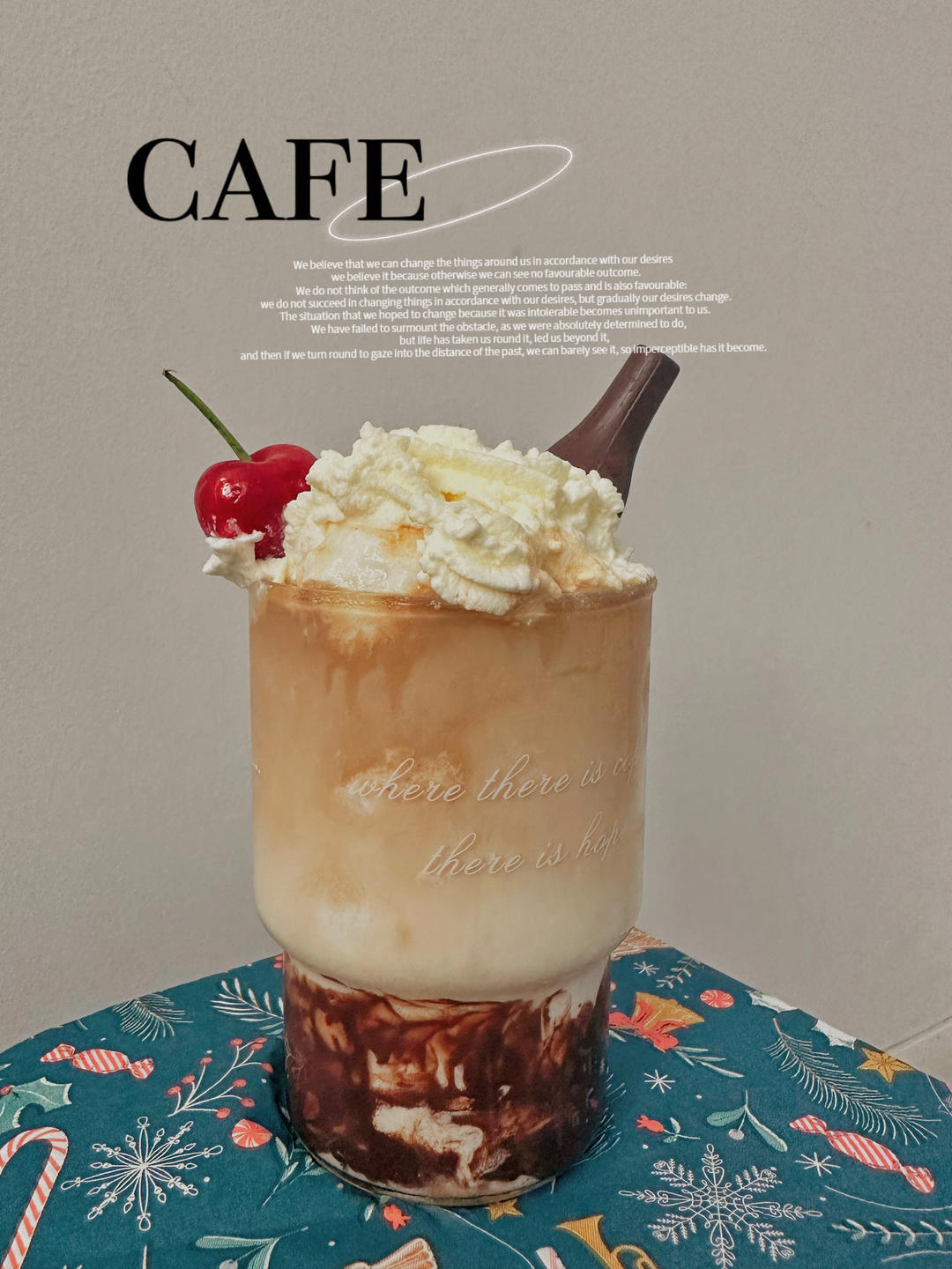 饮品自由，在家也可以做的雪顶咖啡